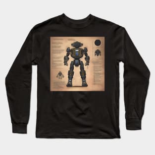 Mech Tech Series #1 - AI Generated Concept Character - Long Sleeve T-Shirt